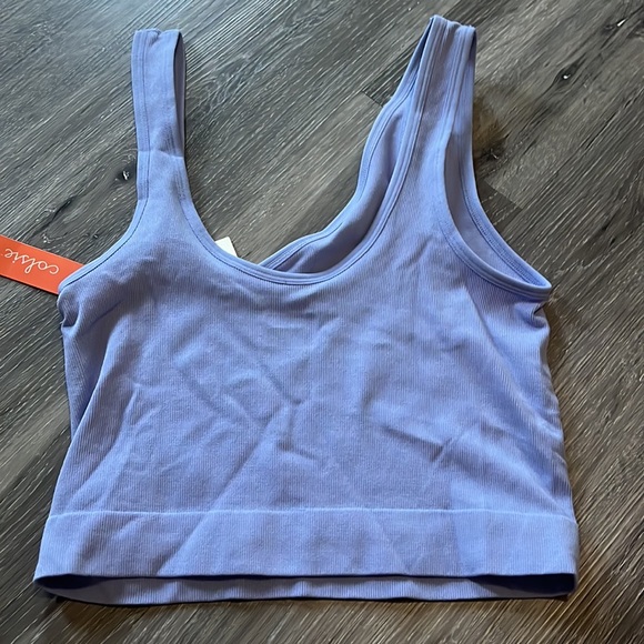 Purple double strap tank - Picture 3 of 4